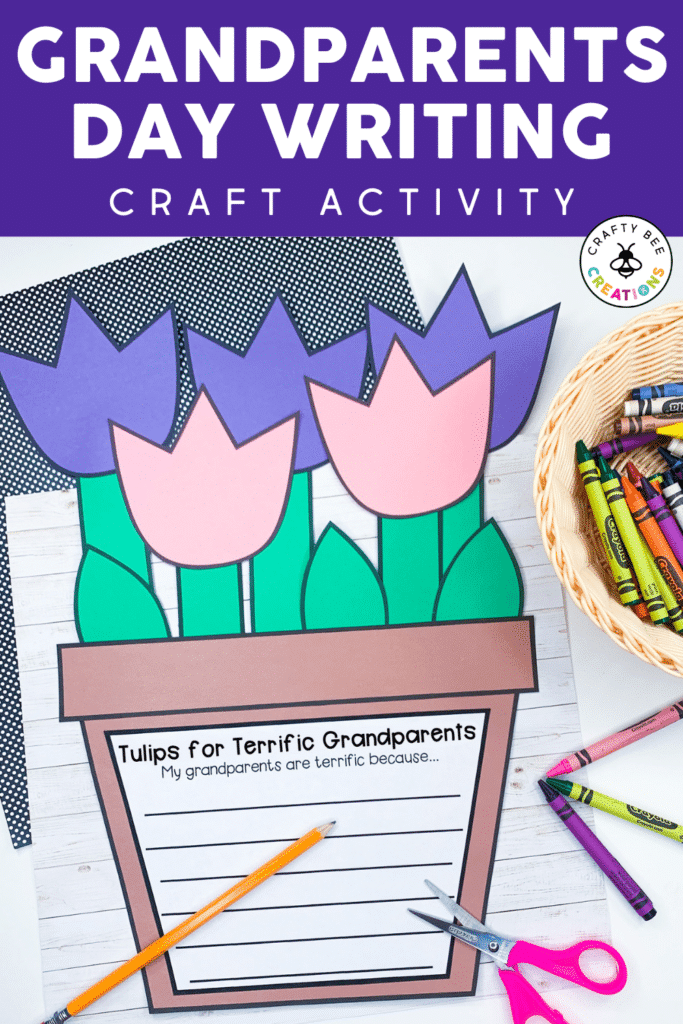 Grandparents Craft Activity Pin Image