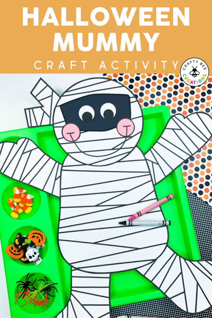 Adorable mummy craft for kids