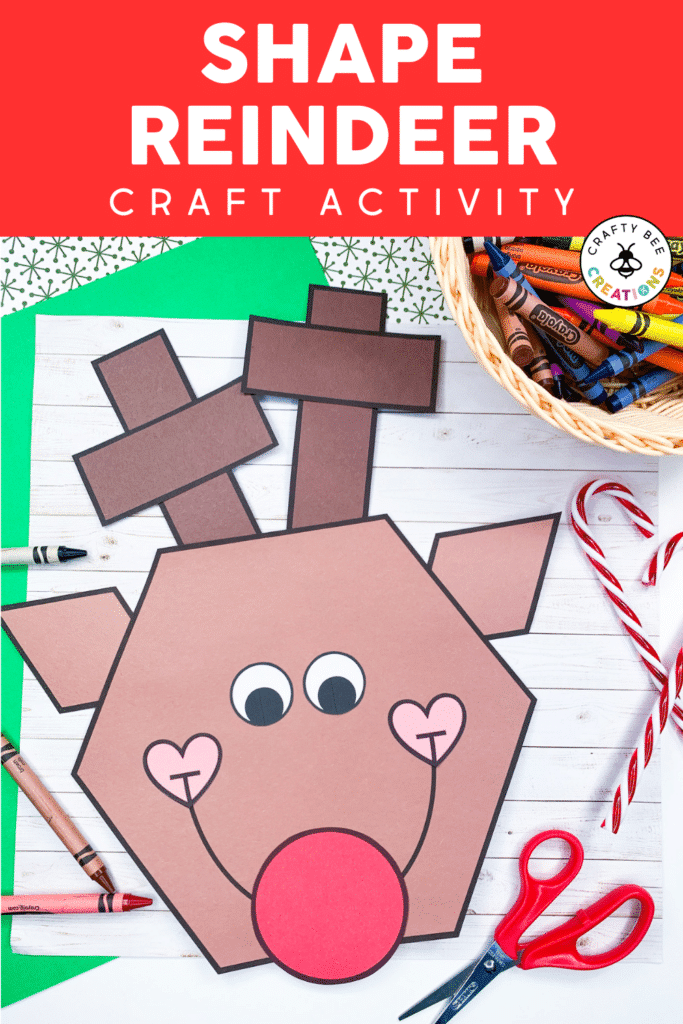 Shape reindeer craft