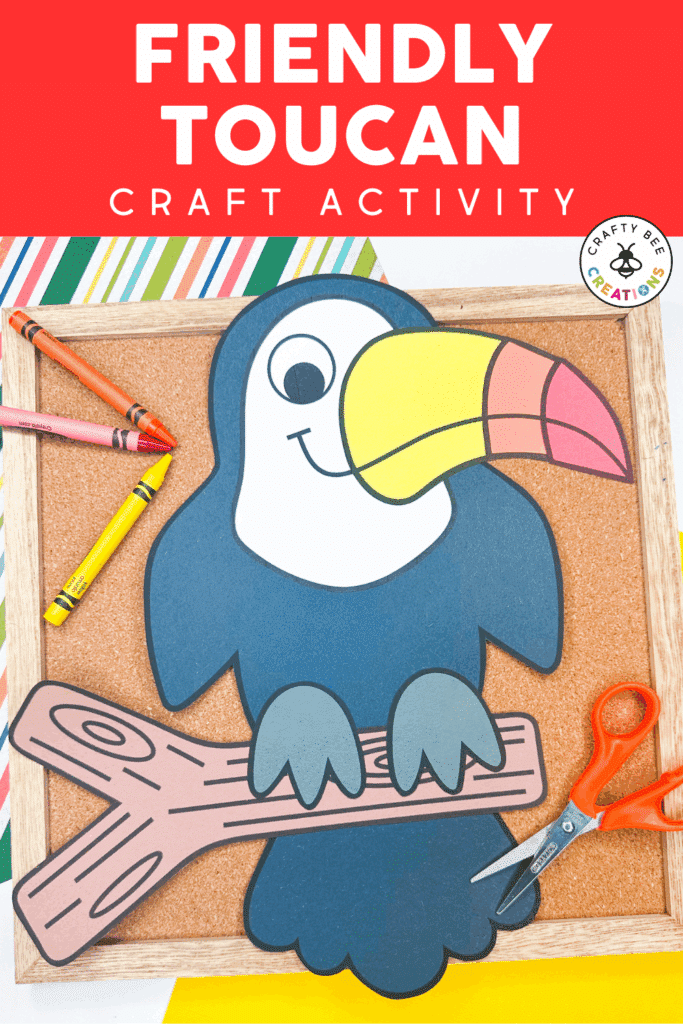 toucan craft for kids - header image