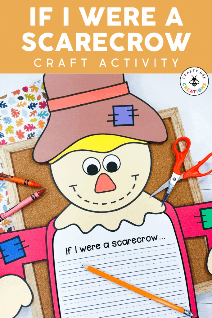 scarecrow writing craft - fun activity for kids