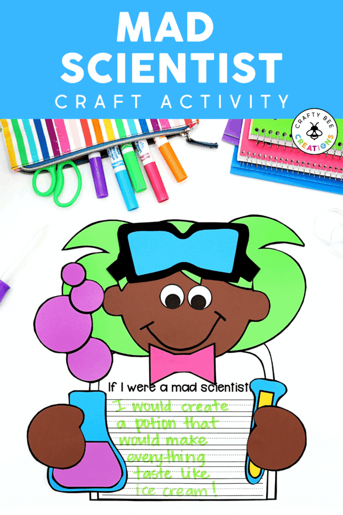 mad scientist writing activity - student activity written