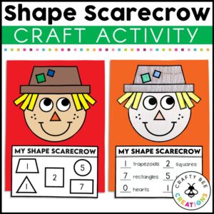 2D Shape Scarecrow Craft Activity