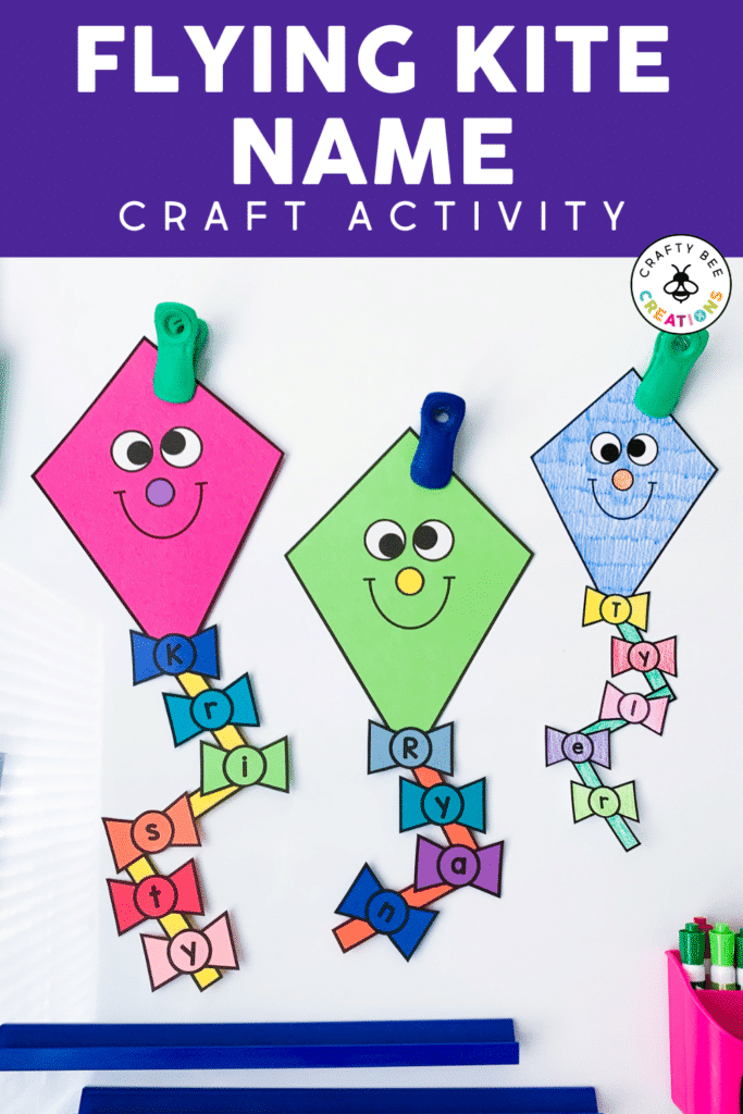 kite name craft for kids