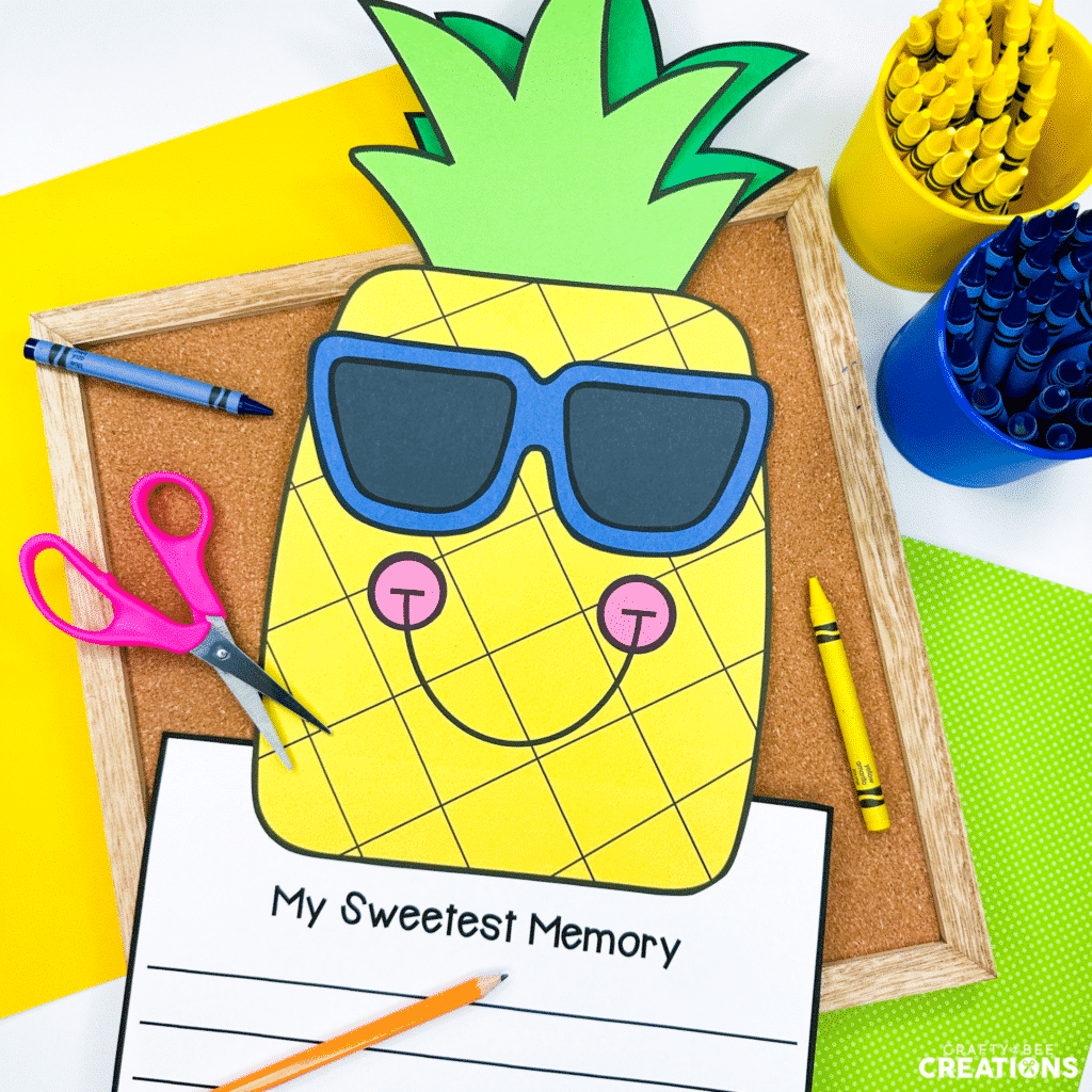 This year was sweet pineapple craftivity