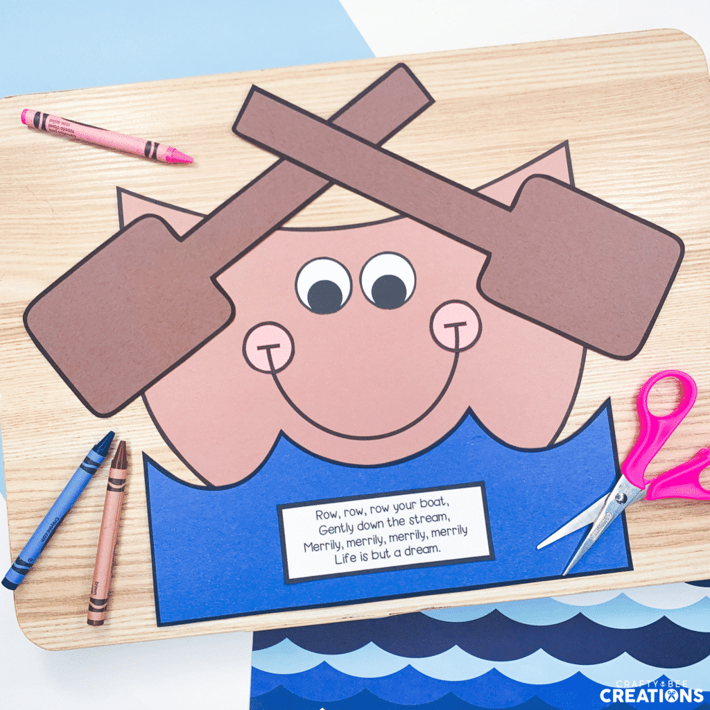 row your boat craft for kids
